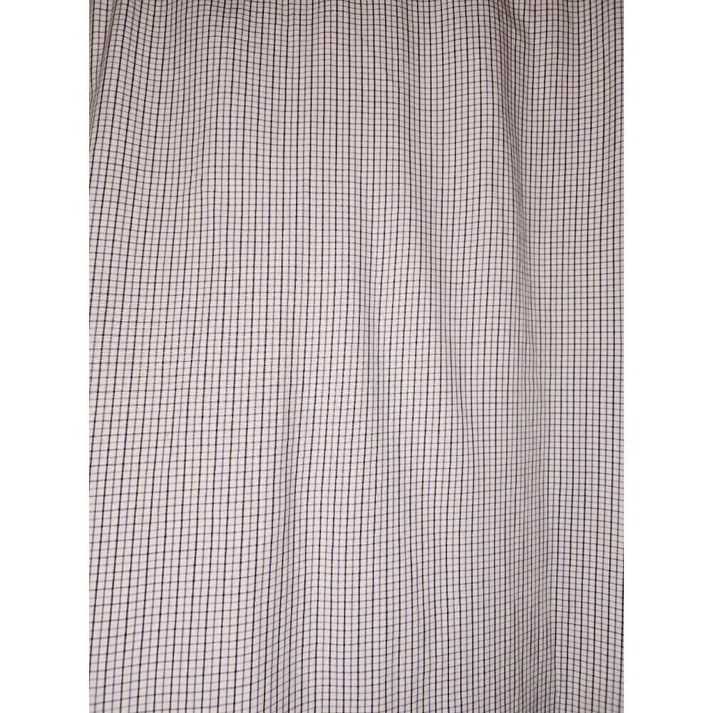Polo Ralph Lauren Men’s 16.5 32/33 Light Blue Gray White Check Long Sleeve Shirt